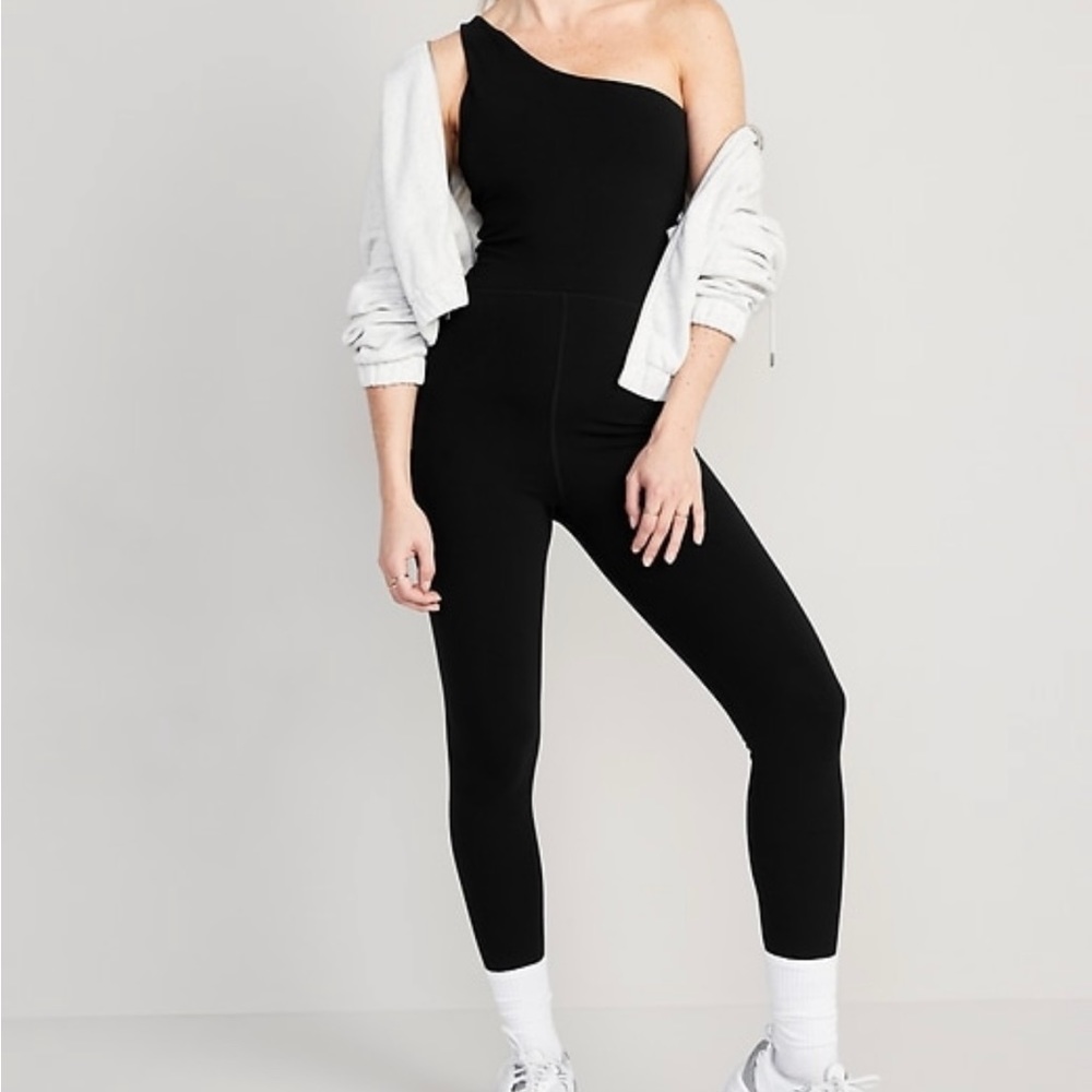 One Shoulder PowerChill 7/8 length bodysuit